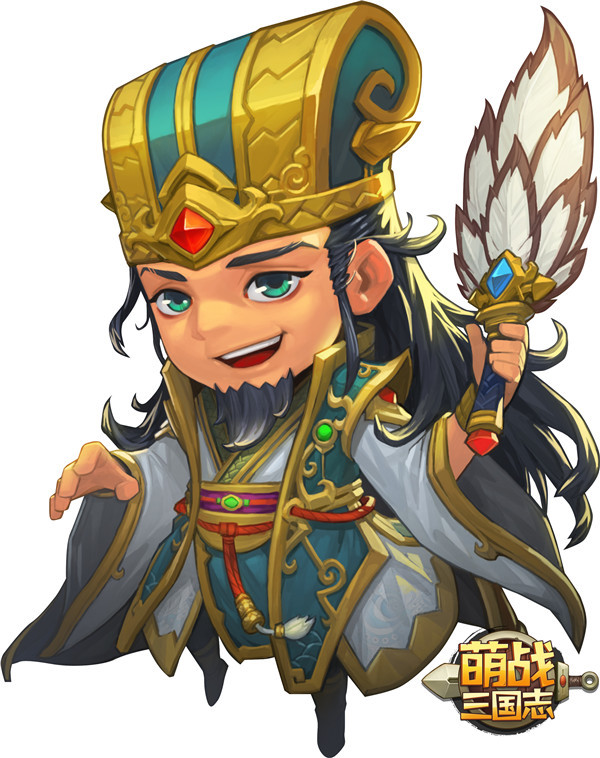 三国名将齐聚 《萌战三国志》q萌武将原画曝光