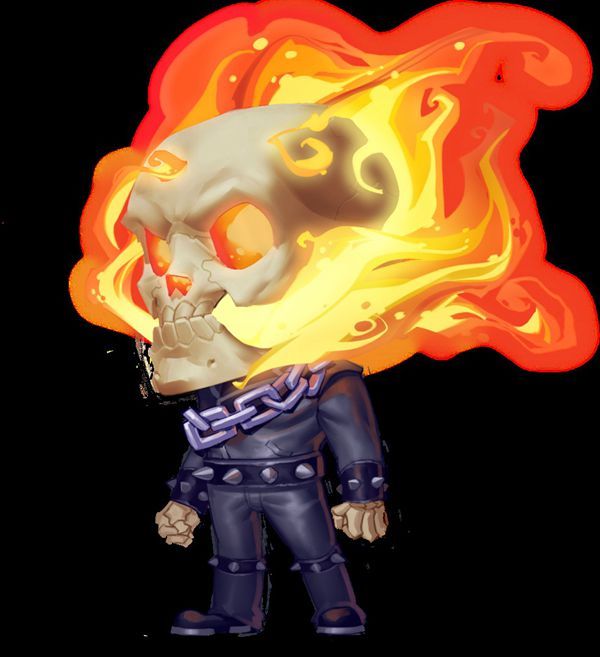 燃烧的骷髅头 《十万个大魔王》灵魂火焰霸道男人味